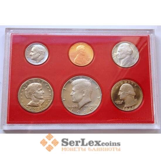 США набор годовой 1980 Proof коробка (ЗСГ) арт. 8463