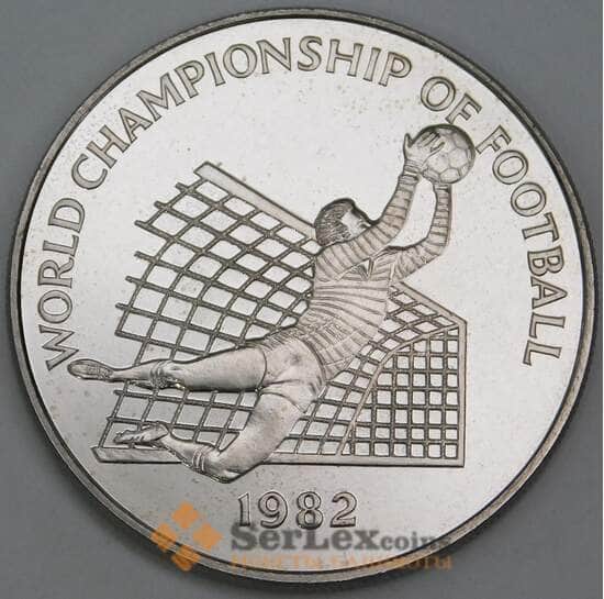 Ямайка 1 доллар 1982 КМ96 BU Футбол арт. 18573 Ямайка 1 доллар 1982 КМ96 BU Футбол арт. 18573