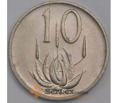 Монета Южная Африка ЮАР 10 центов 1974 КМ85 UNC арт. 39242
