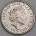 Великобритания монета 5 пенсов 2015 КМ1334 аUNC арт. 45921