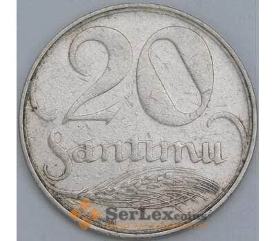 Латвия 20 сантимов 1922 КМ5 VF арт. 56905