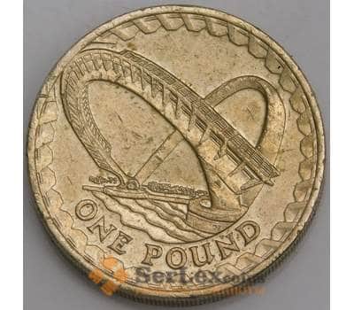 Великобритания монета 1 фунт 2007 КМ1074 XF арт. 45851