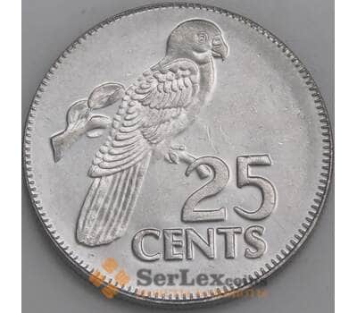Сейшельские острова монета 25 центов 2000 КМ49b UNC арт. 45307