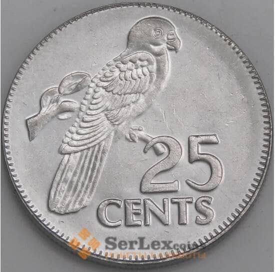 Сейшельские острова монета 25 центов 2000 КМ49b UNC арт. 45307