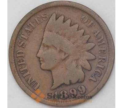 Монета США 1 цент 1899 КМ90а VF арт. 26134
