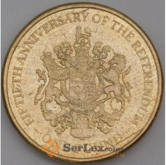 Гибралтар монета 1 фунт 2017 КМ115 XF арт. 43997