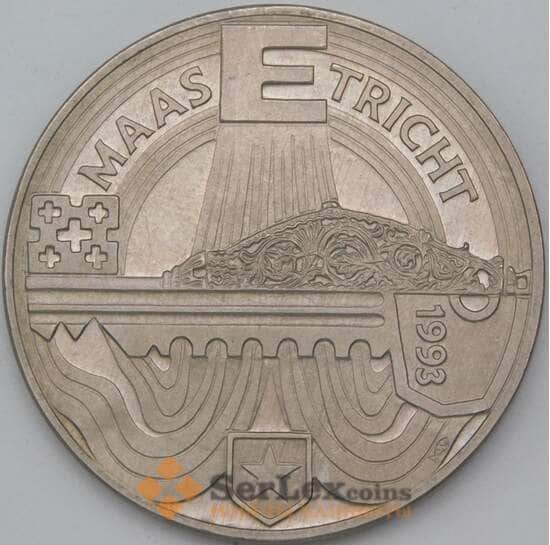 Нидерланды 10 экю 1993 Х70 Маастрихтский договор арт. 26245