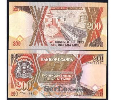 Уганда банкнота 200 шиллингов 1994 Р32 UNC  арт. 42507