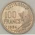 Монета Франция 100 франков 1954 КМ919 UNC (J05.19) арт. 17809