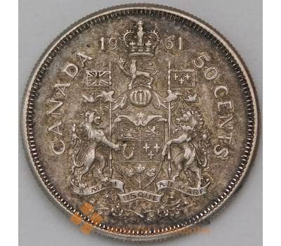 Монета Канада 50 центов 1961 КМ56  арт. 30740