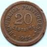 Португалия 20 сентаво 1925 КМ574 VF арт. 8667