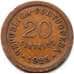 Монета Португалия 20 сентаво 1925 КМ574 VF- арт. 8668
