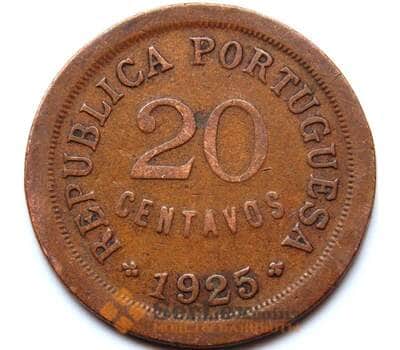 Монета Португалия 20 сентаво 1925 КМ574 VF- арт. 8669