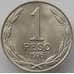 Монета Чили 1 песо 1976 КМ208 UNC (J05.19) арт. 17420