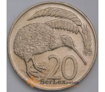 Монета Новая Зеландия 20 центов 1974 КМ36 XF арт. 40053