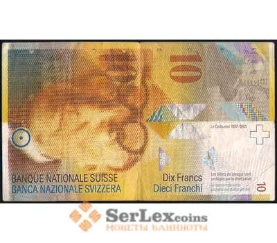Банкнота Швейцария 10 франков 2000 Р67а(2) VF арт. 28493