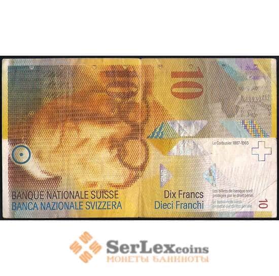 Швейцария 10 франков 2000 Р67а(2) VF арт. 28493