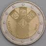 Латвия монета 2 евро 2018 КМ195 UNC арт. 45626