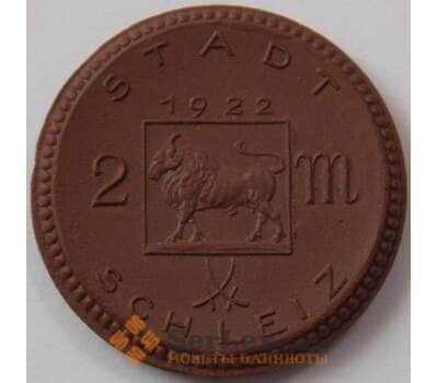 Германия Нотгельд 2 марки 1922 Шлайц Schleiz Керамика (J05.19) арт. 17903