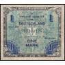 Германия 1 марка 1944 Р192 VF союзная оккупация арт. 37996