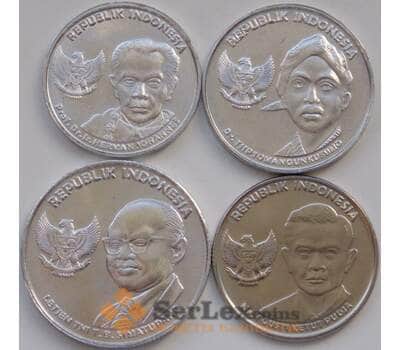 Монета Индонезия набор 100-200-500-1000 рупий 2016 UC#1-4 UNC арт. 7823