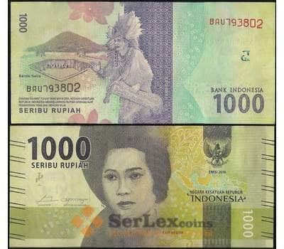 Банкнота Индонезия 1000 рупий 2016 UNC арт. 7827