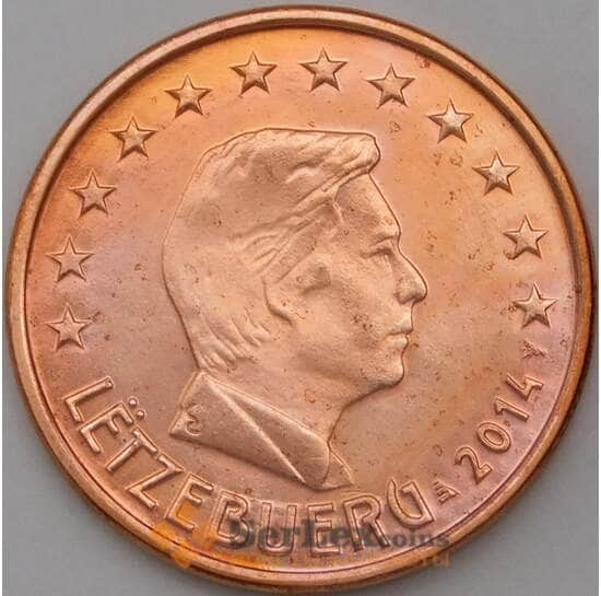 Люксембург 5 центов 2014 BU Из набора арт. 28561