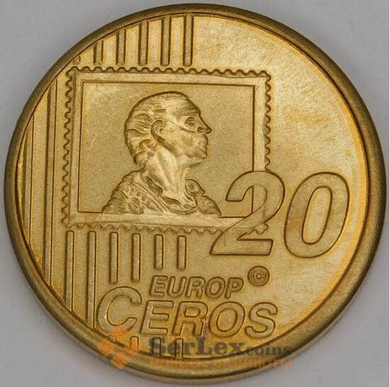 Лихтенштейн 20 центов 2004 aUNC арт. 53296