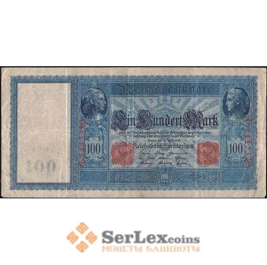 Германия 100 марок 1910 Р42 VF- арт. 31575