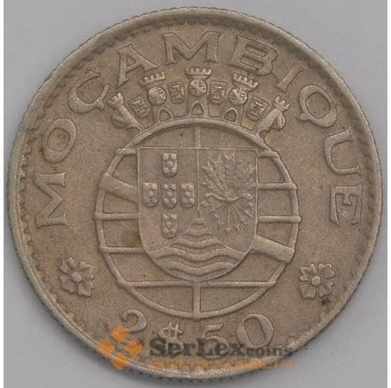 Мозамбик монета 2,5 эскудо 1955 КМ78 XF арт. 42049