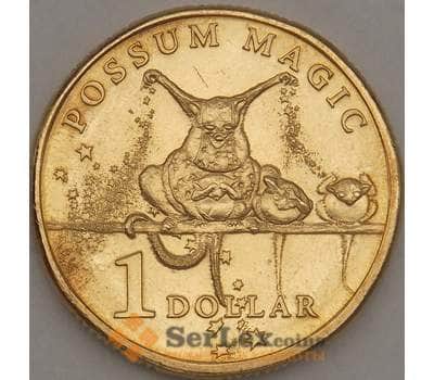 Монета Австралия 1 доллар 2017 UC158 UNC Волшебные Ламингтоны (n17.19) арт. 21576