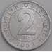 Австрия монета 2 гроша 1952 КМ2876 UNC арт. 46109