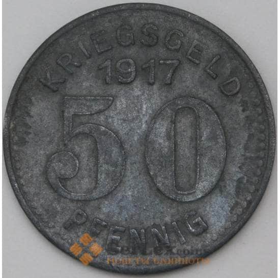 Германия Нотгельд 50 пфеннигов 1917 Элберфельд арт. 22995
