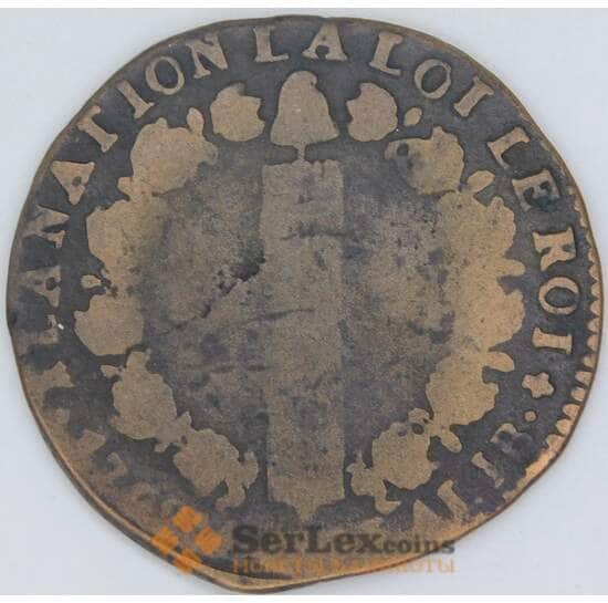 Франция 12 денье 1792 I КМ600 арт. 56949