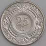 Нидерландские Антиллы монета 25 центов 1992 КМ35 UNC  арт. 47611