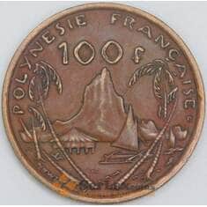 Французская Полинезия 100 франков 2001 КМ14 XF арт. 56780