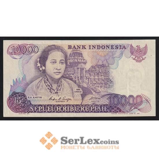 Индонезия 10000 рупий 1985 Р126 AU арт. 53717