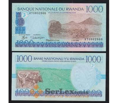 Руанда 1000 франков 1998 Р27а UNC арт. 55403