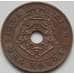 Монета Южная Родезия 1 пенни 1952 КМ25 VF арт. 7788