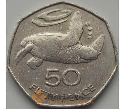 Монета Святая Елена и Вознесения 50 пенсов 1984 КМ5 VF арт. 7794