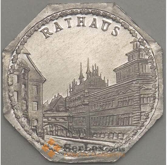 Германия Нюрнберг 20 пфеннигов 1921 Proof RATHAUS (j05.19) арт. 21217