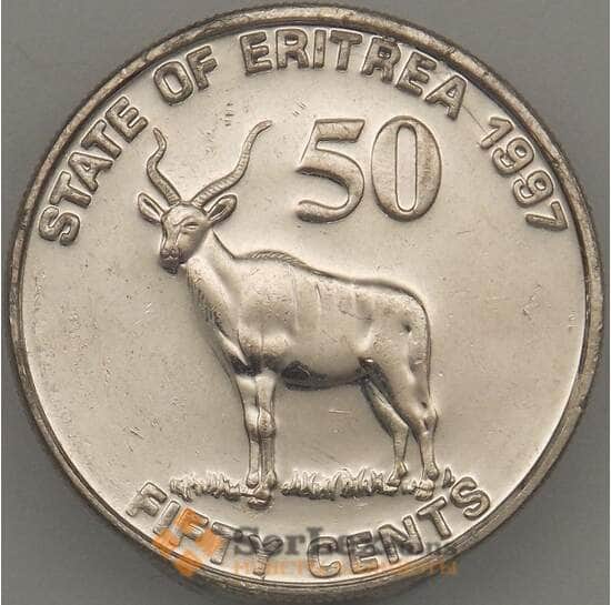 Эритрея 50 центов 1997 KM47 UNC арт. 18934