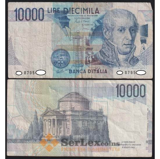 Италия банкнота 10000 лир 1984 Р112 F  арт. 47866
