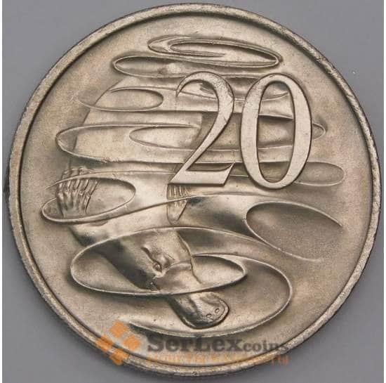 Австралия монета 20 центов 1980 КМ66 BU арт. 43812
