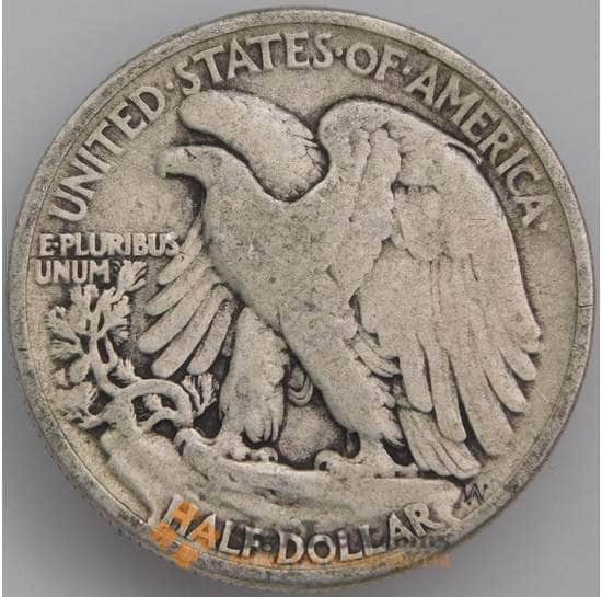 США 1/2 доллара 1939 КМ142 VF- арт. 39947
