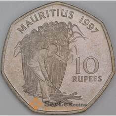 Маврикий 10 рупий 1997 КМ61 UNC арт. 54787
