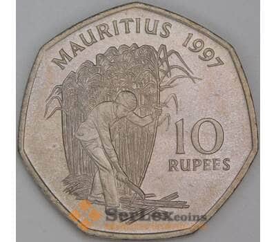 Маврикий 10 рупий 1997 КМ61 UNC арт. 54787