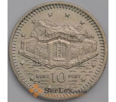 Монета Гибралтар 10 пенсов 1995 КМ192 UNC арт. 40156