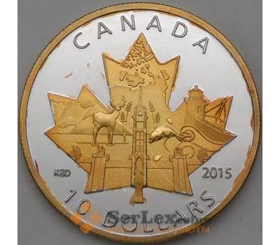 Канада 10 долларов 2015 копия арт. 26667