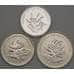 Монета Китай набор 1 и 5 джао 1 юань (3 шт) 2019 UNC арт. 19991